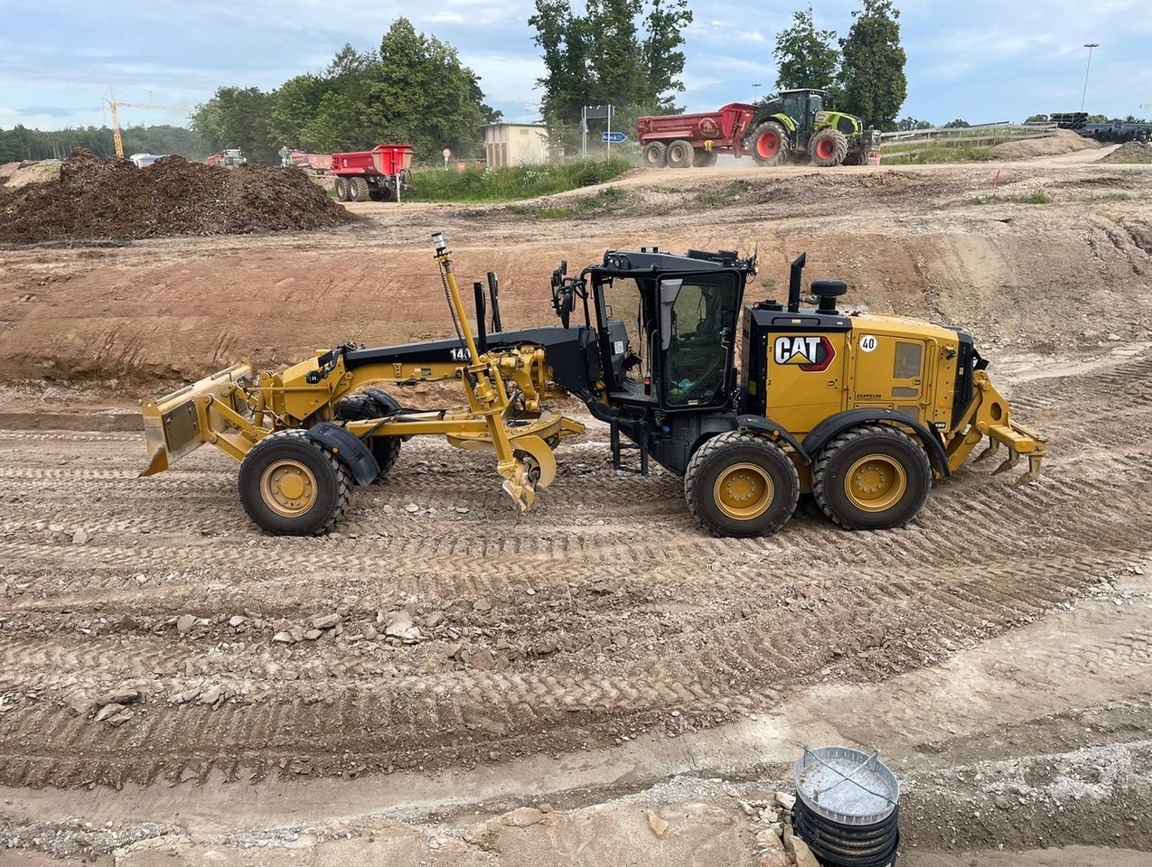 Grader mit Personal mieten
